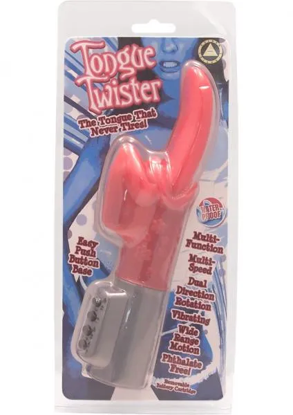 Golden Triangle Vibrators Tongue Twister Red Vibrator