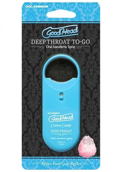 Goodhead Deep Throat To Go Cotton Candy Doc Johnson Vibrators