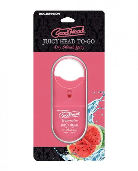 GoodHead Male Sex Toys Goodhead Juicy Head Dry Mouth Spray To Go 30 Oz Watermelon