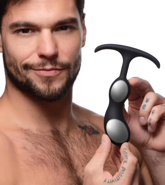 Heavy Hitters Premium Silicone Weighted Prostate Plug Medium Male Sex Toys