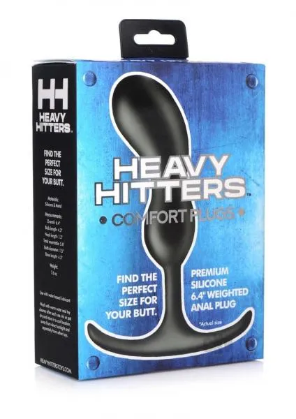 Heavy Hitters Premium Silicone Weighted Prostate Plug Medium Male Sex Toys