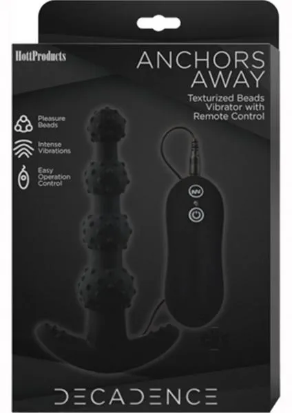 Hott Products Anal Decadence Anchors Away Black