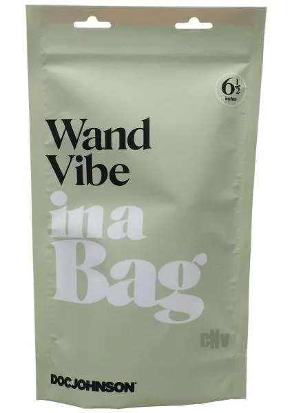 In A Bag Wand Vibrator Black Seductucom Vibrators