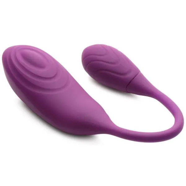 Inmi Female Sex Toys Slim Pulse 7x Pulsating Silicone Clit Stimulator And Vibrating Egg