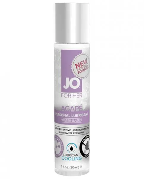 Jo Agape For Her Cooling Lubricant 1oz System Jo Anal