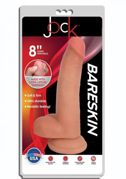 Jock Bareskin Dong WBalls 8 Vanilla Seductucom Dildos