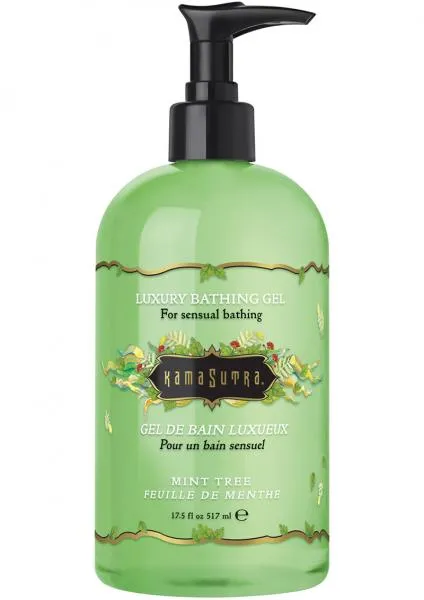 Kama Sutra Enhancers Luxury Bathing Gel Mint Tree 175 Ounce