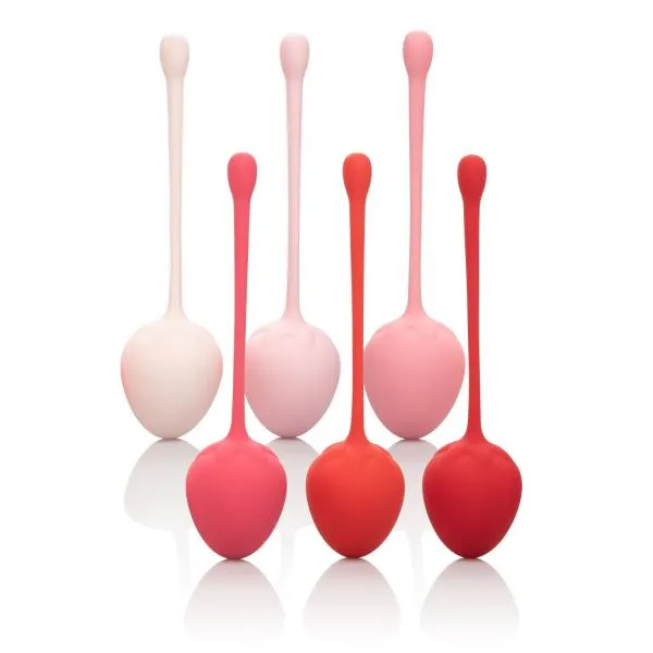 Kegel Training Set Female Sex Toys Kegel Training Set Strawberry 6 Piece