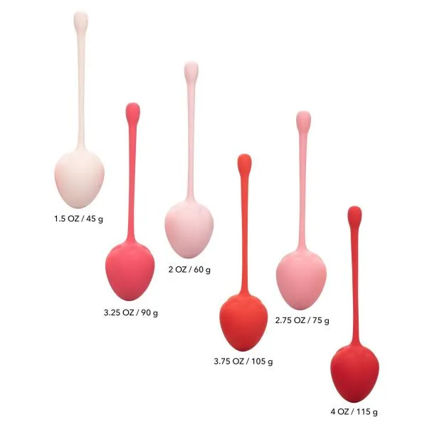 Kegel Training Set Female Sex Toys Kegel Training Set Strawberry 6 Piece