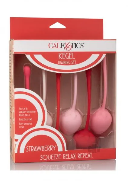 Kegel Training Set Female Sex Toys Kegel Training Set Strawberry 6 Piece