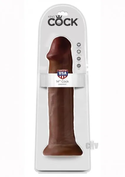 King Cock Dildos King Cock 14 Dildo Brown