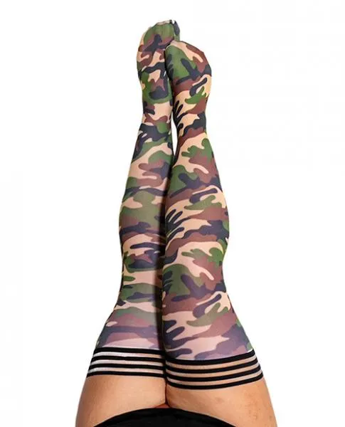 Kixies Vibrators Kixies Alex Thigh High Camouflage D