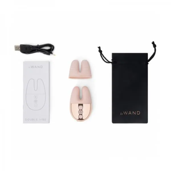 Le Wand Vibrators Le Wand Double Vibe Rose Gold