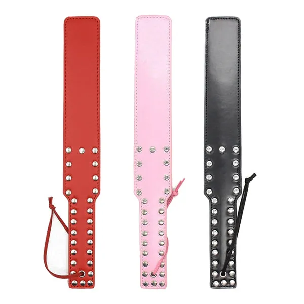 LEATHER BDSM SPANKING PADDLES FOR COUPLE SEX TOY SLAVE FLOGGER HANDLE FETISH ADULT ROLE PLAY SLUTS PADDLES WHIP WOMEN SEXY TOYS sextoypremium Couples