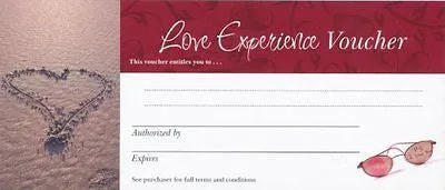 Lovetwoo Love Vouchers Blank Novelty Gift Cards for you to Complete Vibrators