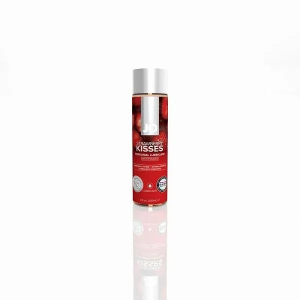 Lubricants System Jo Jo H2 O Flavored Water Based Lubricant Strawberry Kiss 4 Ounce