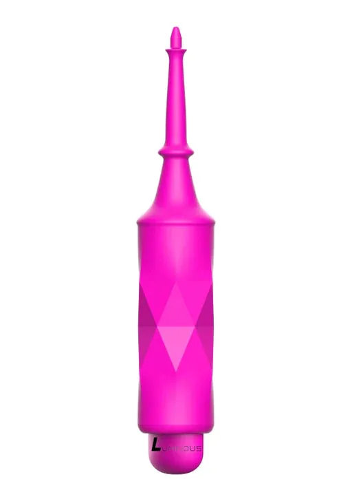 Luminous ABS Bullet With Silicone Sleeve 10Speeds Circe Fuchsia Shots Toys Female Sex Toys
