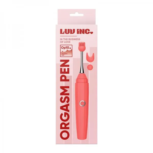 Luv Inc Op10 Orgasm Pen Coral Luv Inc Vibrators