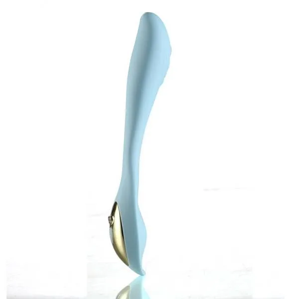 Maia Toys Female Sex Toys Harmonie Dual Vibrator Teal Silicone Rechargeable