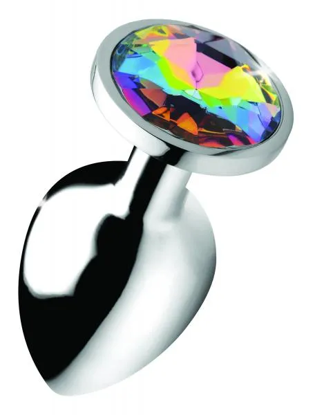 Male Sex Toys Booty Sparks Rainbow Prism Gem Anal Plug Large