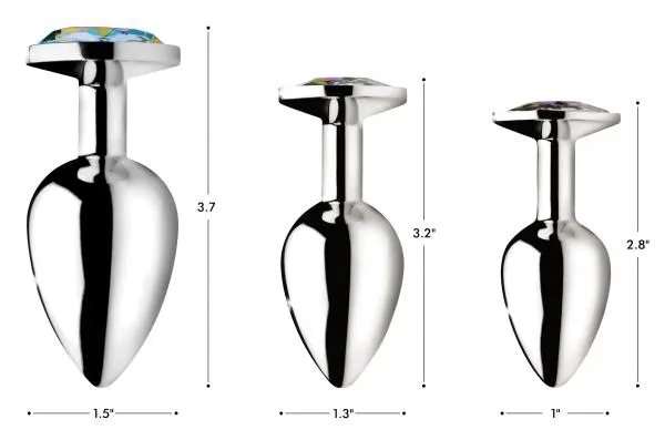 Male Sex Toys Booty Sparks Rainbow Prism Gem Anal Plug Large Male Sex Toys Booty Sparks Rainbow Prism Gem Anal Plug Large