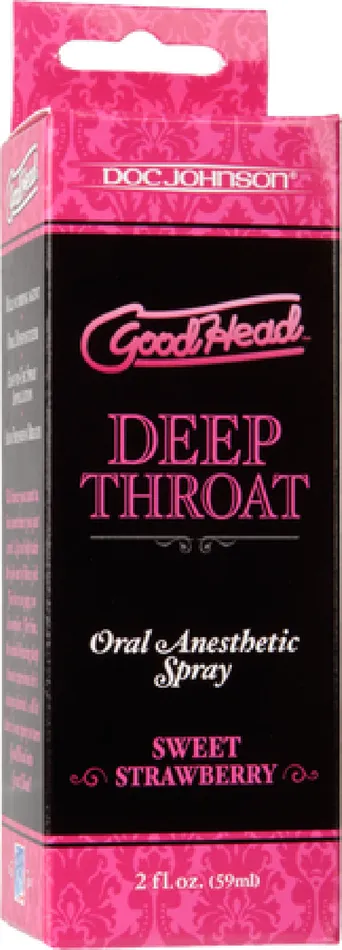 Male Sex Toys Deep Throat Spray Multiple Flavours Doc Johnson