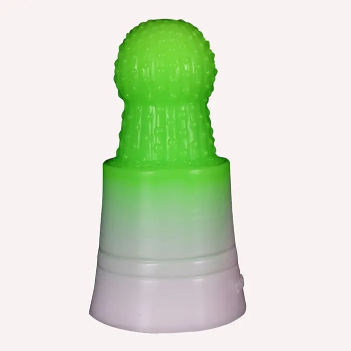 Male Sex Toys FAAK Prickly Pear Anal Plug Green