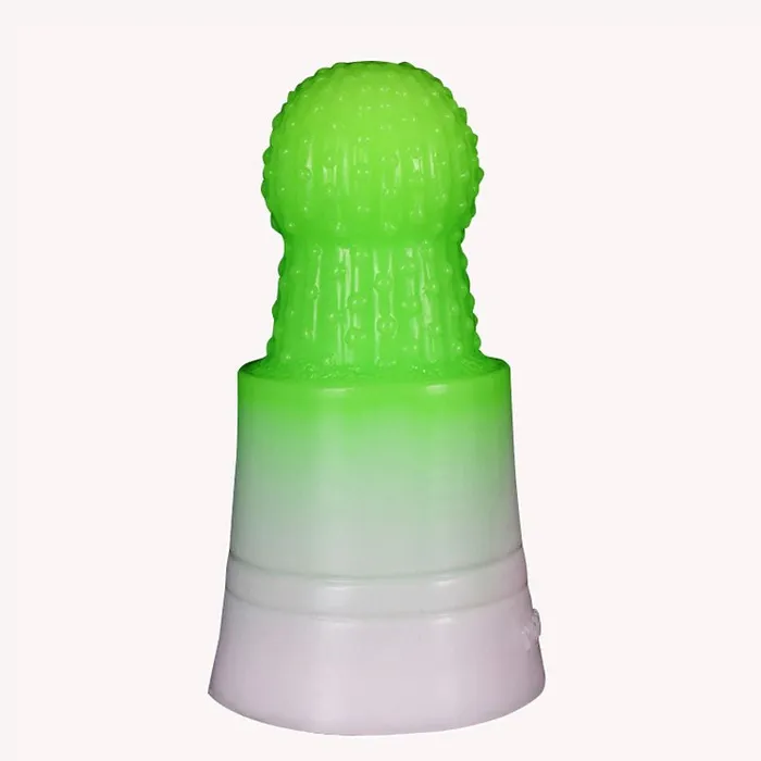 Male Sex Toys FAAK Prickly Pear Anal Plug Green