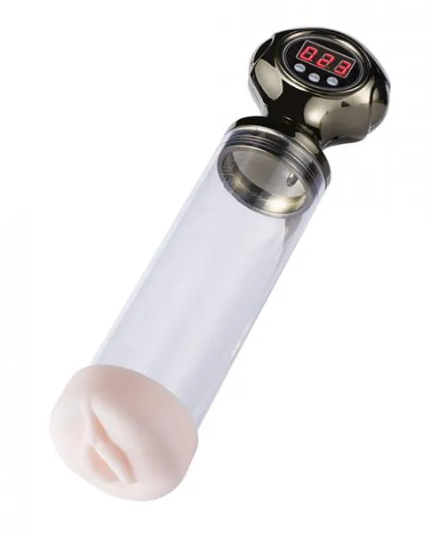 Male Sex Toys Honey Play Box Pipe Male Masturbation Cup Penis Enlargement Pump Clear