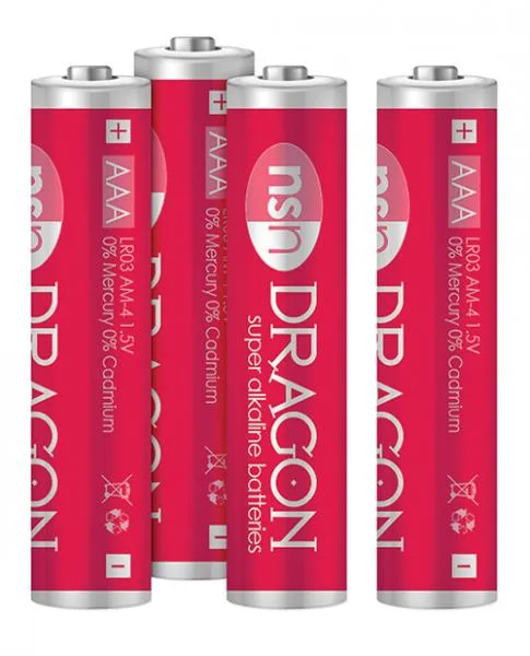 Male Sex Toys NS Novelties Dragon Alkaline Batteries Size Aaa 4 Pack