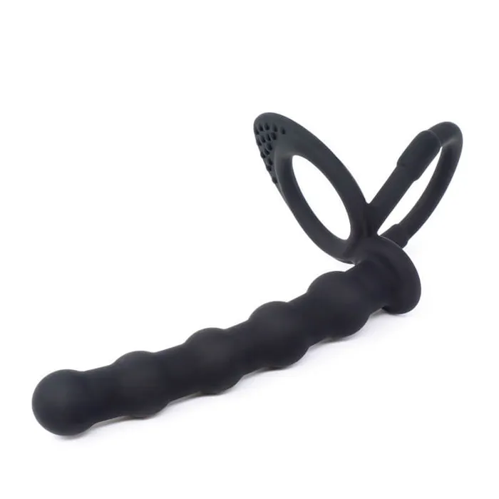 Male Sex Toys OOTYEMO Double Ring Pull Bead Lock Fine Ring