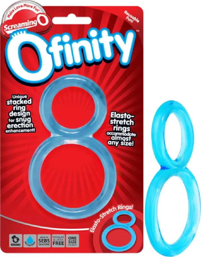 Male Sex Toys Screaming O Ofinity Double Erection Ring Multiple Colours