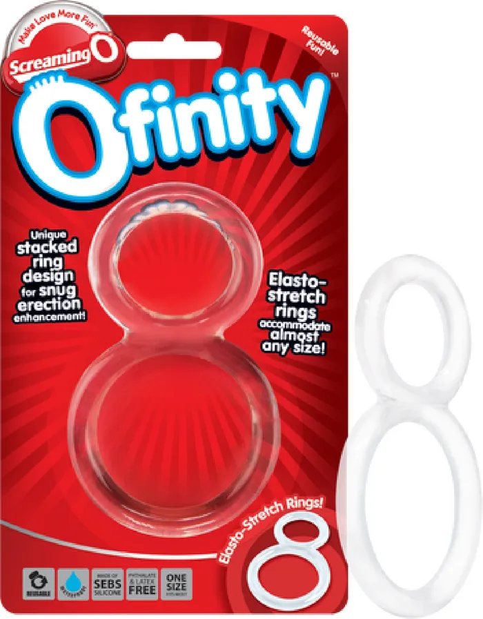 Male Sex Toys Screaming O Ofinity Double Erection Ring Multiple Colours