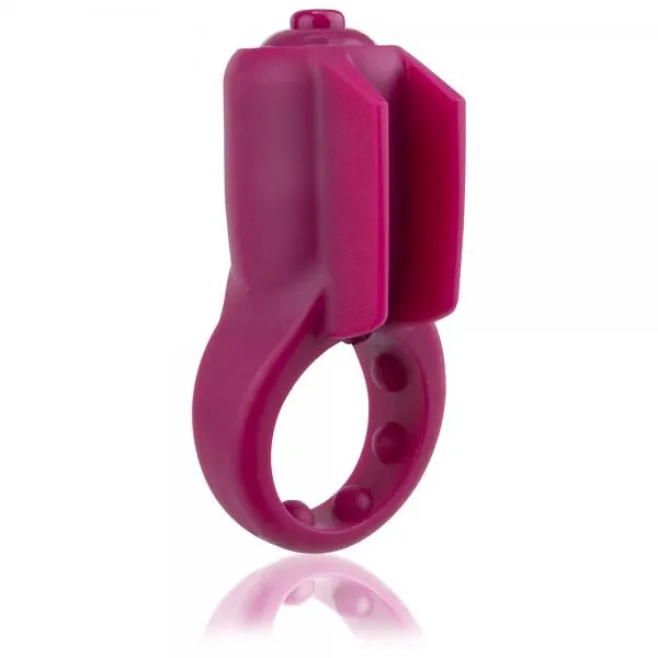 Male Sex Toys Screaming O Primo Minx Merlot Purple Vibrating Ring With Fins