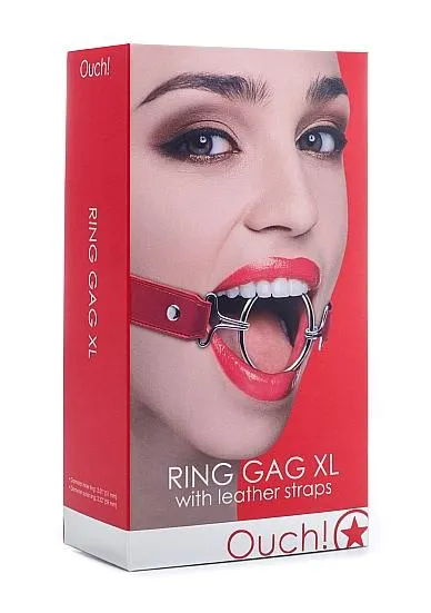 Male Sex Toys Seductucom Ring Gag Xl Red