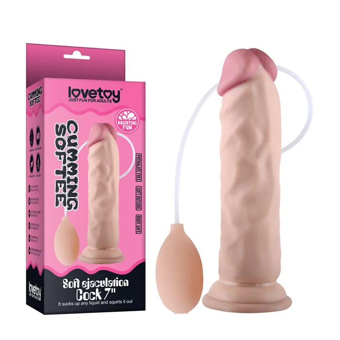 Male Sex Toys Soft Ejaculation Cock With Ball 85in Lovetoy