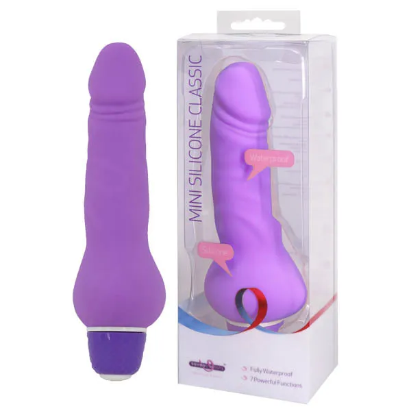 Mini Silicone Classic Purple 135 cm 525 Vibrator Seven Creations Vibrators