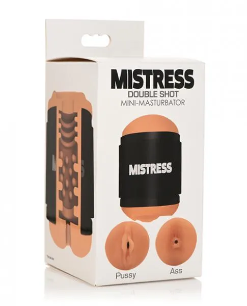 Mistress Male Sex Toys Double Shot Pussy And Ass Stroker Medium