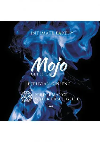 Mojo Peruvian Ginseng Water Glide Foil Box Of12 Intimate Earth Vibrators