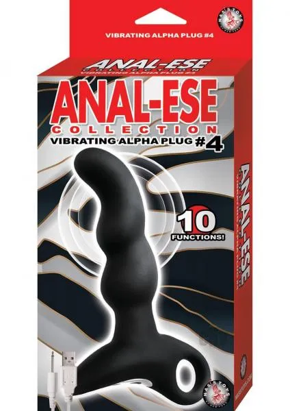 Nasstoys Anal Ese Coll Vibe Alpha Plug 4 Black Anal