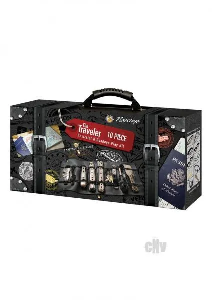 Nasstoys Anal The Traveler Play Kit GoldBlack