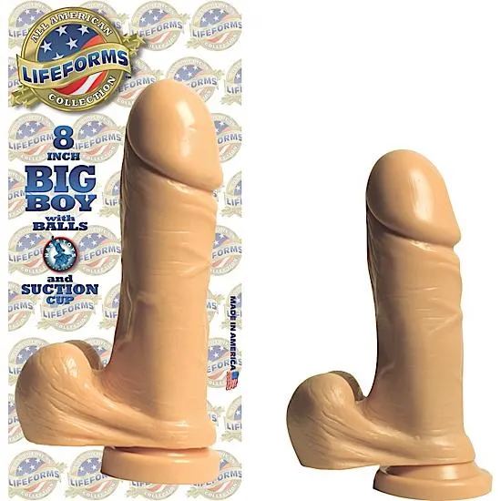 Nasstoys Lifeforms Big Boy WSuction Cup 8 Inch Dildos