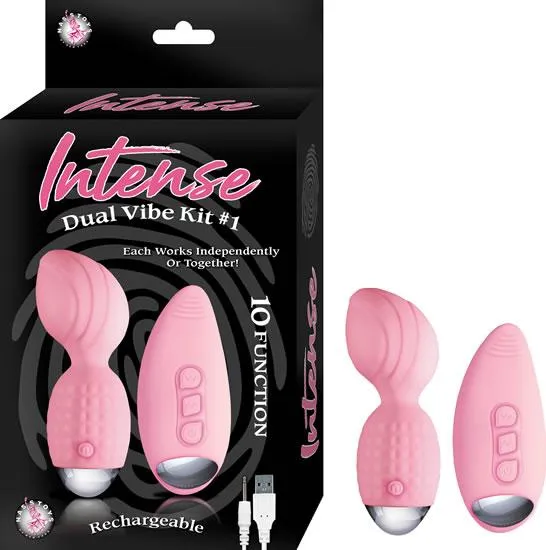 Nasstoys Vibrators Intense Dual Vibe Kit 1 Pink