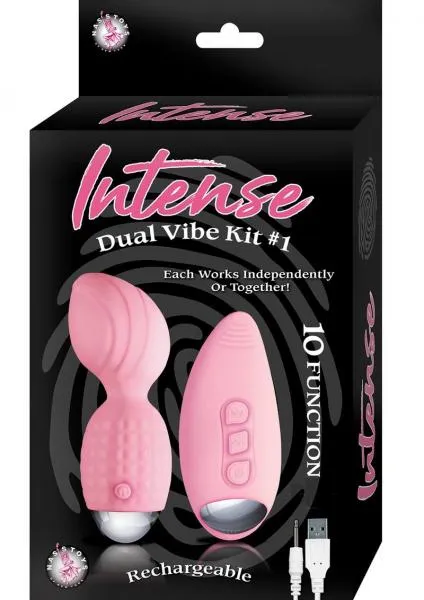 Nasstoys Vibrators Intense Dual Vibe Kit 1 Pink