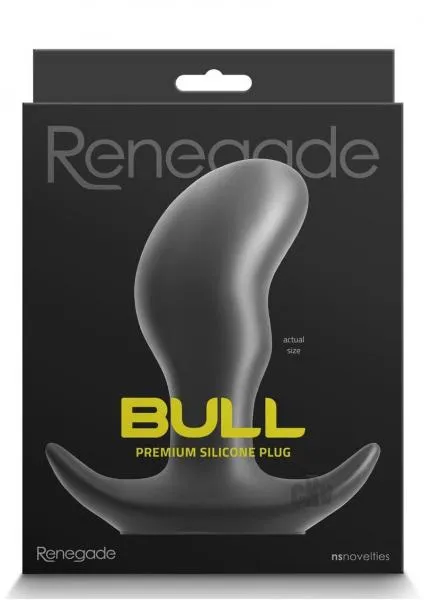 NS Novelties Anal Renegade Bull Anal Plug Black Small