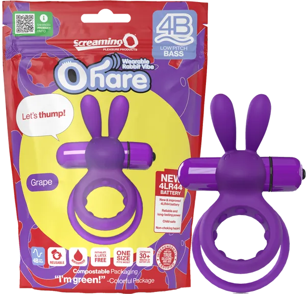 Ohare 4B Low Pitch Bass Grape Screaming O Vibrators