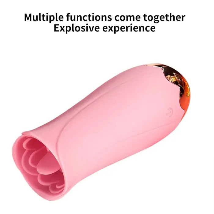 OOTYEMO Female Sex Toys Rose Tongue Suction Oral Stimulator