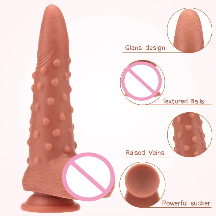 OOTYEMO Female Sex Toys Vanguard Liquid Silicone Dildo