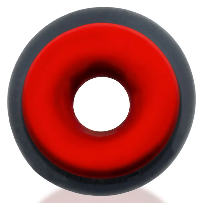 OxBalls Male Sex Toys Ultracore Core Ballstretcher w Axis ring Red Ice