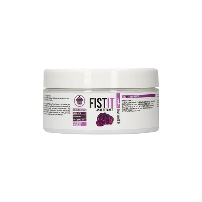 PHARMQUESTS FistIt Anal Relaxer 300ml Water Based Relaxing Lubricant 300 ml Tub Shots Toys Anal